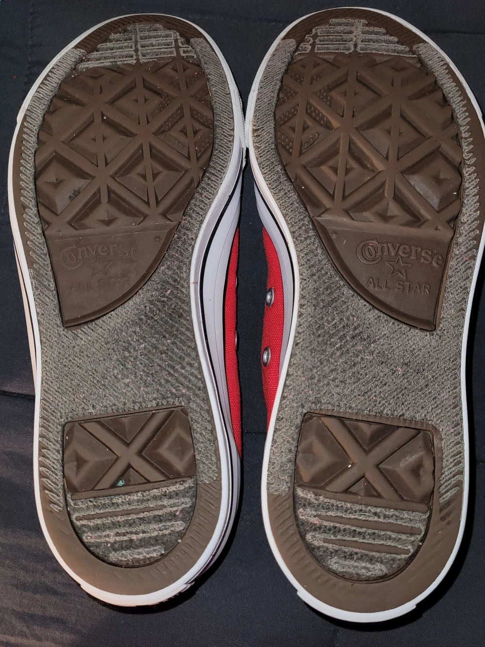 Converse All Star Kids Red Slip-On Canvas Sneakers